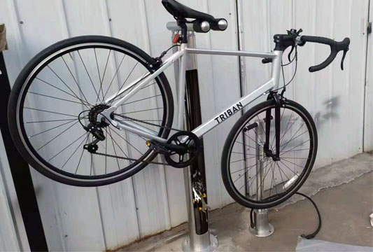 estación de reparación de bicicletas para emergencias