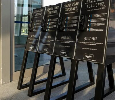 parking scooters on the street