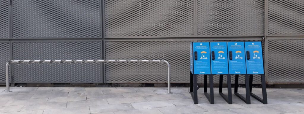 elegir aparcamiento para patinetes