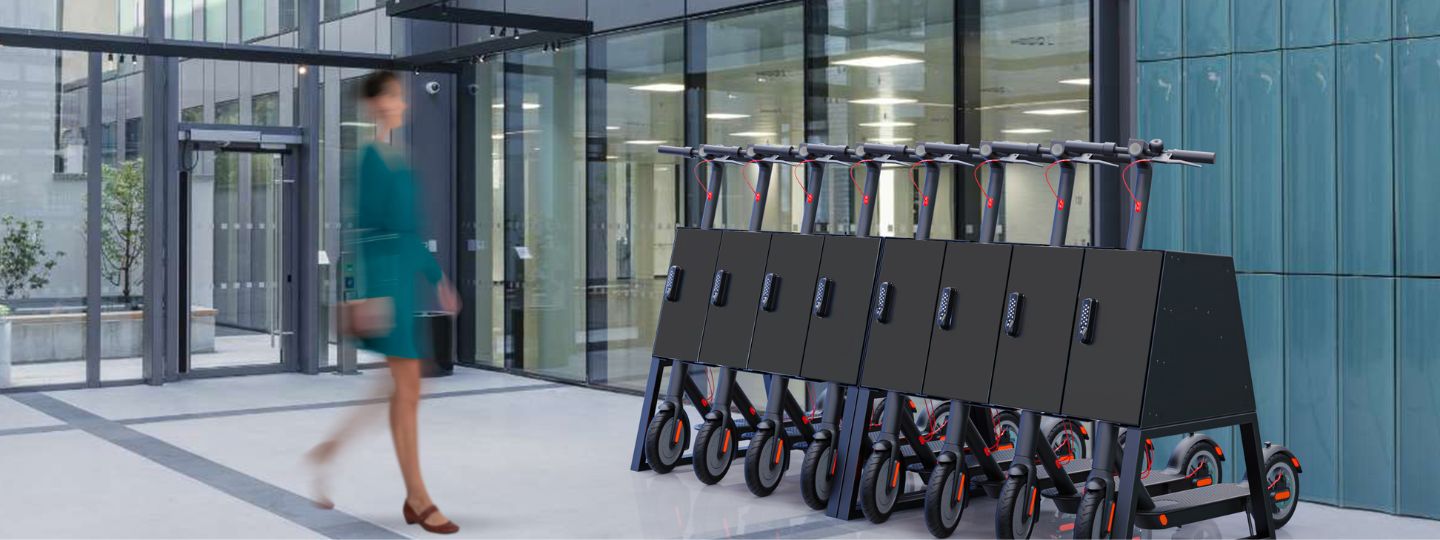 Parking para Patinetes en Pisos