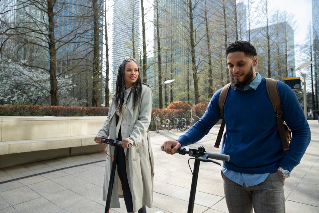 Multas por circular en patinete eléctrico por la acera