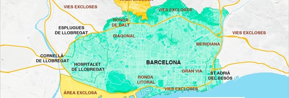 zonas de bajas emisiones en barcelona